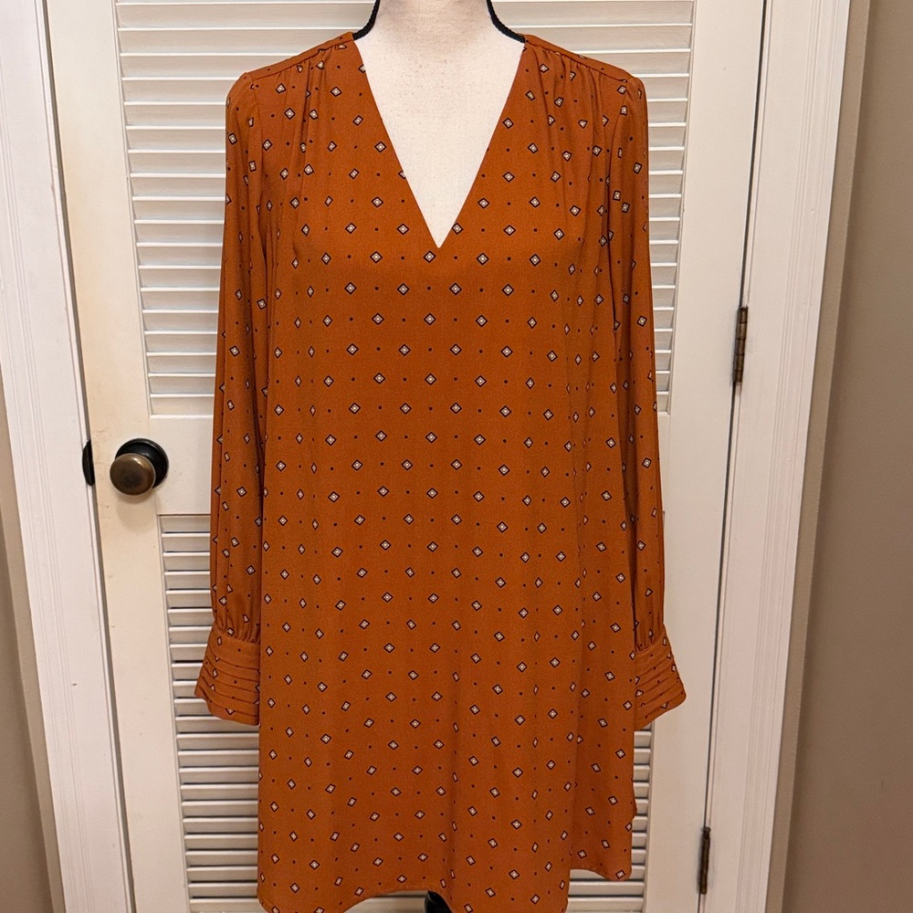 a new day Dress in Burnt Orange, Size Small, Worn Once